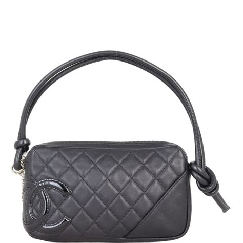 chanel cambon pochette black